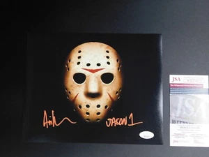 Ari Lehman Signed 8x10 Photo Friday The 13th First Jason Voorhees Mask JSA COA - Foto 1 di 2