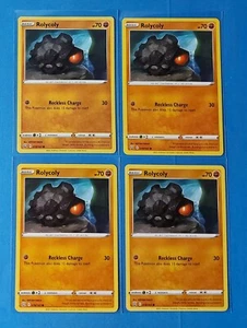 4x Rolycoly 078/163 Pokemon card Battle Styles common NM - Picture 1 of 1