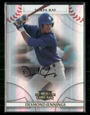 Desmond Jennings 2008 Donruss Threads Auto 47/749 - Image 1 of 2