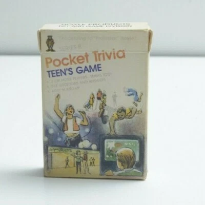 1984 年霍伊尔口袋琐事卡系列 8 青少年游戏旅行卡牌游戏完整 — 第 1/4 张图片