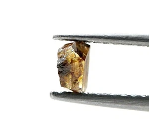 Raw Rough Diamond 0.26ct Grayish Brown Sparkling Natural Irregular Shape For Gif - Picture 1 of 13