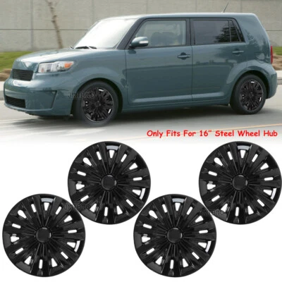 Колпаки ступицы колеса для Scion xB xD 2008-2015 4x 16 дюймов подходят для шин и стального обода R16 - Изображение 1 из 4