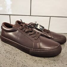 Express All Dark Brown Faux Leather Sneakers Men's Size: 9 New without Box 