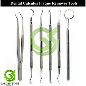 Kit Strumenti Rimozione Tartaro Dentale Veterinario Igiene Rimozione Placca Raschietto Denti - Foto 1 di 7
