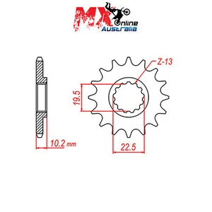 MTX Front Sprocket 15T for Suzuki DR200 SE 2008-2011 10-143-15 - Picture 1 of 1