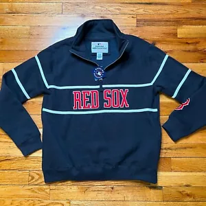 Boston Red Sox Official MLB Pullover 1/4 Zip Embroidered Size Medium NWT - Picture 1 of 9