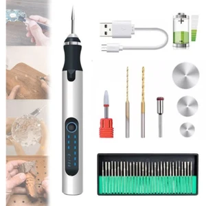 38Pcs Cordless Electric Drill Grinder Engraving Pen Bit Rotary Tool Kit 3 Speeds - Picture 1 of 11