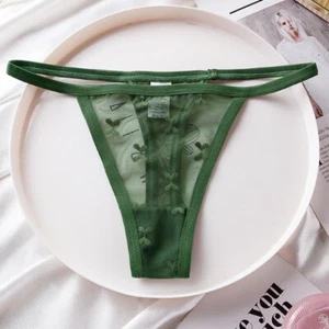 5 PcsLot Womens Sheer See Through Panties Thong G string Briefs Sexy Lingeries - Bild 1 von 8