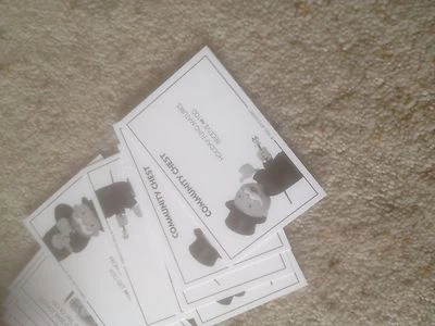 Complete Set Of Monopoly Community Chest Cards. Genuine Hasbro Parts. - Image 1 of 4