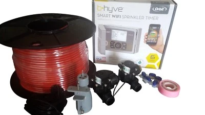 Orbit B-hyve WiFi Controller 6 Station 2 x Solenoid Combo -Free Rain Sensor,Wire - Image 1 of 4