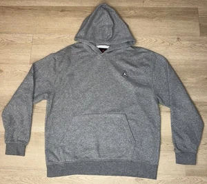Jordan Sudadera con Capucha Pullover Jersey Gris Grande Bordado Logo Informal Ropa Activa L - Imagen 1 de 6