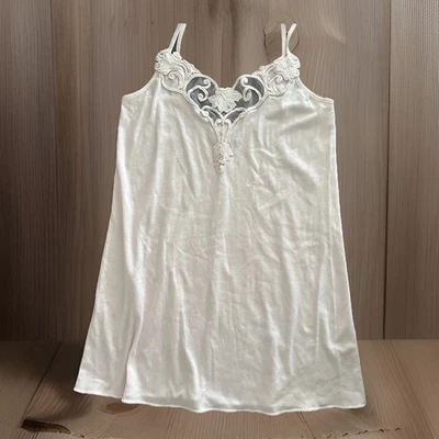 Camiseta sin mangas de colección Y2K Hanky Panky S Babydoll rosa nailon floral espagueti hada años 2000 Foto 1 de 4