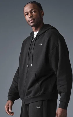 Sudadera con Capucha Alo Accolade Talla MED Cremallera Completa Negra NUEVA  Foto 1 de 4