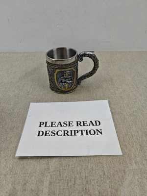 VOANZO Medieval Templar Crusader Knight Mug 12oz Suit of Armor Knight (READ) - Image 1 of 4