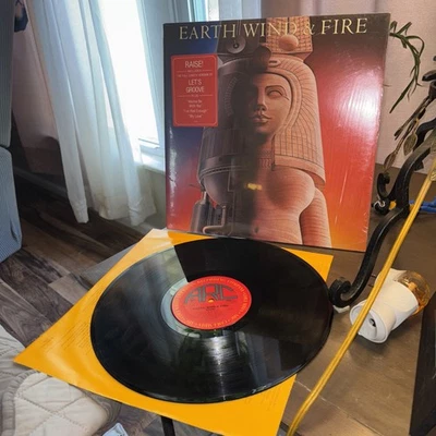Earth Wind & Fire - Raise LP Record 1981 Nm #0927 In Shrink Foto 1 de 4