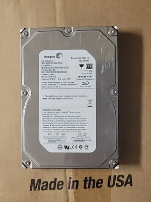 Hard Drive Seagate Barracuda 7200.9 ST3250824A 750GB 7200 RPM 8MB ATA 3.5" - Image 1 of 2