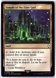 Templo del Dios Falso U Commander: FINAL FANTASY 438 Casi Como Nuevo - Imagen 1 de 1