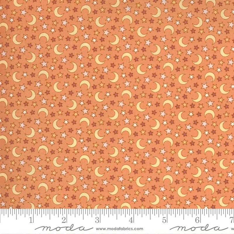 Tela de edredón KITTY CORN Halloween Star Moon naranja moda #31173-13 vendida por 1/2 yarda Foto 1 de 1