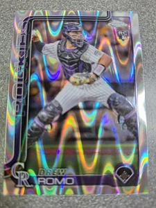 2025 Topps Chrome  Drew Romo #124 Ray Wave  S325 - Picture 1 of 2