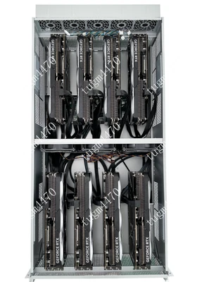 8-card server platform supports 4090 inch A6000 graphics card system PCIe x8 - Image 1 of 4