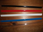  10,15,20,25,30 x A4 SLIDE BINDERS/SPINE BARS - 5MM - BLACK,RED,BLUE,WHITE,CLEAR