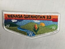 Wenasa Quenhotan OA Lodge 23 S1b? FF First Flap Flap BSA Patch