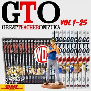 GTO Great Teacher Onizuka Manga Vol.1-25 JUEGO SUELTO/COMPLETO Completo Inglés NUEVO - Imagen 1 de 19