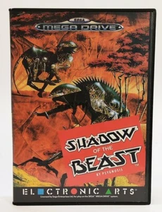 SEGA MEGA DRIVE SHADOW OF THE BEAST GAME VINTAGE 1991 BOX PERFECT CONDICTIONS - Picture 1 of 9