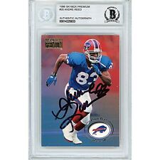 Andre Reed Buffalo Bills Signed 1996 Skybox Beckett BGS Autograph On Card Auto