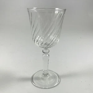 CRISTAL D'ARQUES-DURAND "ANGELIQUE" Crystal SWIRL CORDIAL 4-1/8" - France - Picture 1 of 6