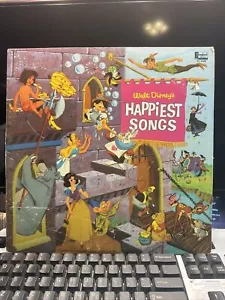 Walt Disney's Happiest Songs 1967 LP Record DL-3509 Gulf Oil Advertising - Picture 1 of 4