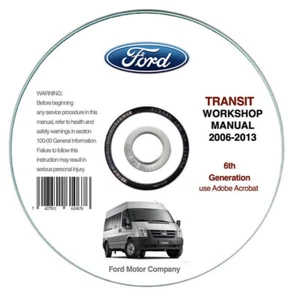 Ford Transit (2006-2013)  manuale officina riparazione su cd - Foto 1 di 7
