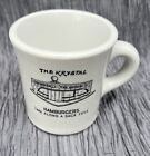 Vintage 1970s THE KRYSTAL Hamburgers ceramic restaurant ware coffee mug