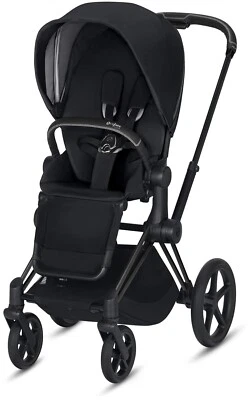 NUEVO Cochecito de bebé Cybex Priam 3 Platinum (marco + asiento) (marco negro mate) Foto 1 de 2