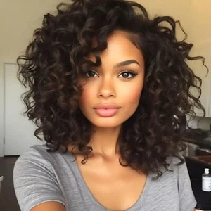 7 Packs Dark Brown Ocean Wave Crochet Hair 9 Inch Curly Crochet Hair Ocean Wave - Picture 1 of 6