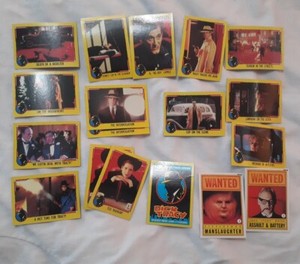 1990 Dick Tracy lot of 16 Dick Tracy trading cards including #1