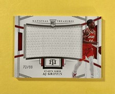 2022-23 National Treasures Rookie Jumbo Materials AJ Griffin RC Patch #d /99 SP