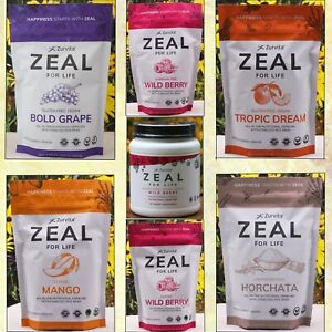 ZURVITA ZEAL FOR LIFE Canisters + Bags, 420g - EXP 24/25 *CHOOSE FROM 7 FLAVORS*