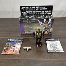 Vintage G1 Transformers Insecticon KICKBACK W  Box & Instructions 1985 Hasbro