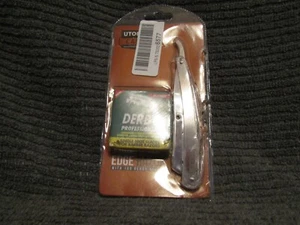 Professional Barber Straight Edge Razor Safety with 100 Derby Blades - 100 Perce - Picture 1 of 4
