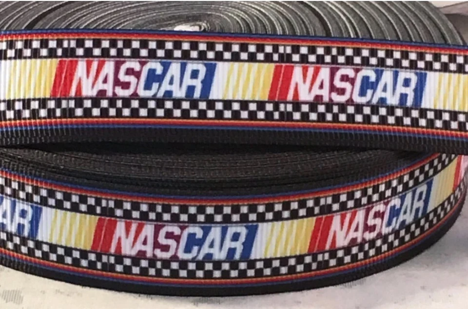 Nascar Ribbon - 7/8" Grosgrain Ribbon - Racing Ribbon - Nascar - Image 1 of 1