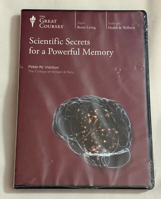 The Great Courses Scientific Secrets for a Powerful Memory DVD 2012 - New Sealed - Image 1 of 2