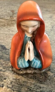 Vintage Hummel Virgin Mary Madonna Porcelain Figurine Praying Hands  4" tall - Picture 1 of 8