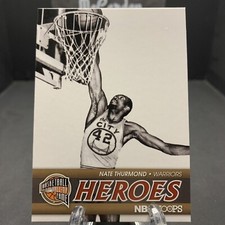 2011-12 NBA Hoops Hall of Fame Heroes Nate Thurmond #5 HOF Warriors