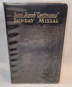 St. Joseph "Continuous" Sunday Missal 1957 Catholic Publishing REV. Hugo Hoever - Picture 1 of 15