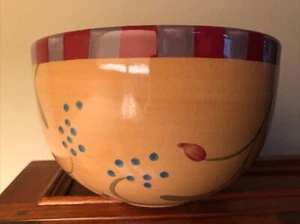 (1) 2002 SIGNATURE HOUSEWARES OLIVIA DEBBY SEGURA STONEWARE BOWL - Picture 1 of 8