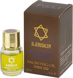 Frankincense and Myrrh Anointing Holy Oil 7.5 ml / 0.25 Fl Oz from Jerusalem - Picture 1 of 4
