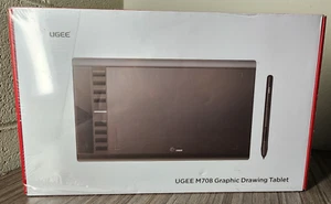 Ugee M708 Graphic Drawing Tablet, 10x6 in - Black (FBA_UG-M708-US) - Picture 1 of 6