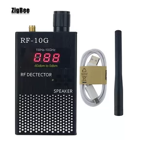 RF-10G 1MHz-10GHz RF Detector Digital Display Field Strength Meter Power Meter - Picture 1 of 7