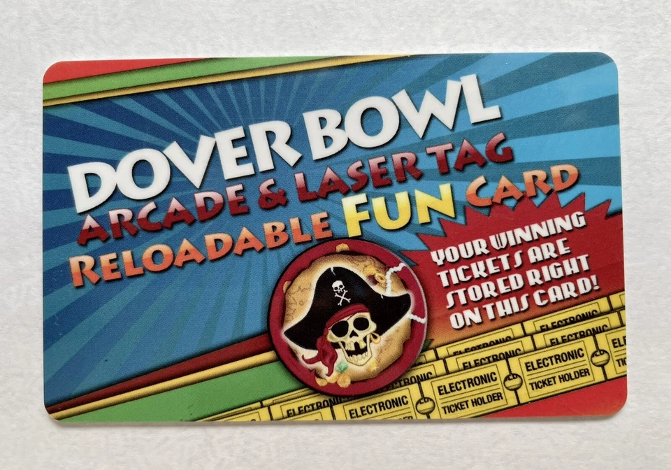 DOVER BOWL BOWLING ALLEY PIRATE GIFT CARD - Image 1 of 1